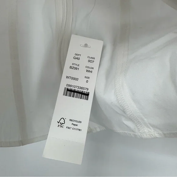 NWT J.Crew Cecily top in stretch cotton poplin blend - Picture 6 of 12